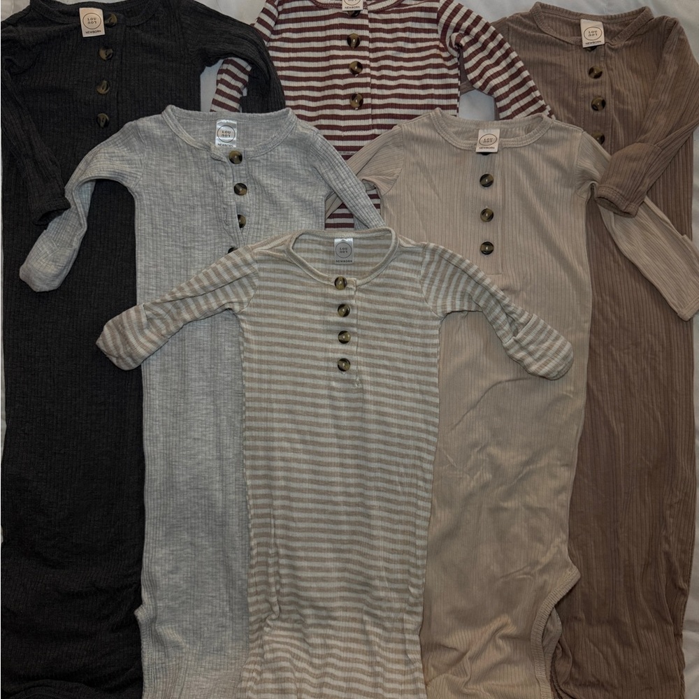 Lou Lou & Company NEWBORN gowns